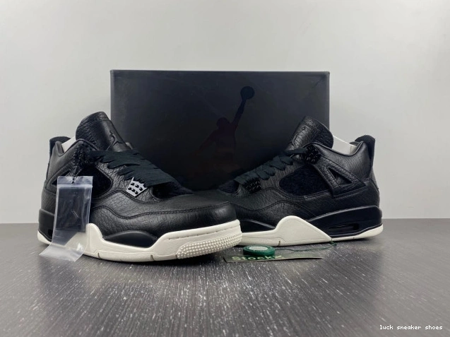 Reps LUCY 4 Jordan 819139-010 Retro Hair Black Pony 0714